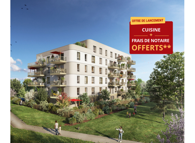 Investissement locatif � Le Havre : programme immobilier neuf pour investir Le Parc des Orchid&eacute;es � Fleury-sur-Orne