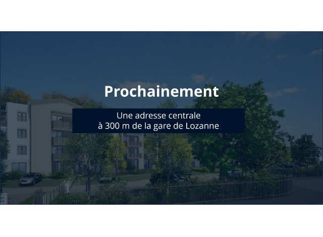 Programme immobilier neuf �co-habitat Les Moulins � Lozanne