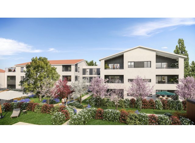 Programme immobilier neuf �co-habitat Le Clos du Tilleul � Pusignan
