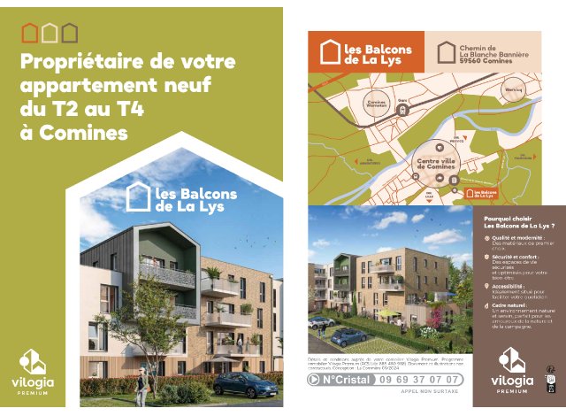 Programme immobilier neuf appart Comines