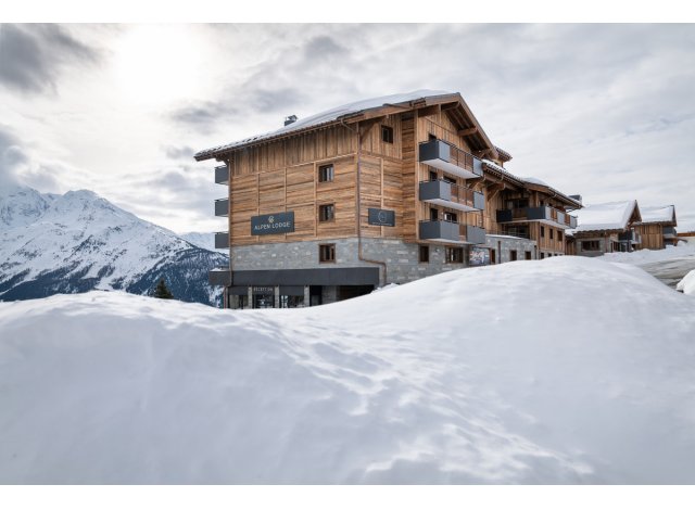 Investissement locatif à La Plagne Tarentaise : programme immobilier neuf pour investir Alpen Lodge à La-Rosiere