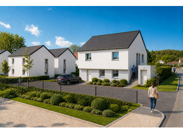 Appartements et maisons neuves �co-habitat Le Domaine des Foug&egrave;res � Dorans