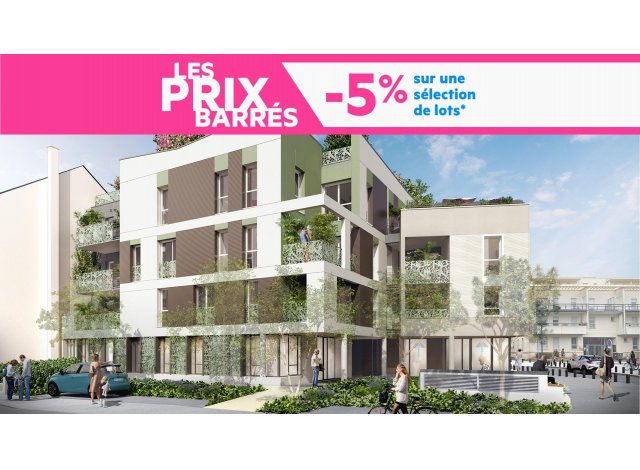Investissement locatif en Indre-et-Loire 37 : programme immobilier neuf pour investir Liberte à La Riche