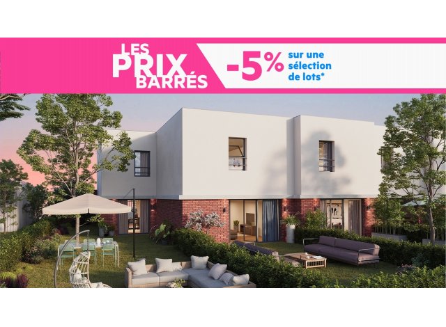 Investissement locatif en Midi-Pyrénées : programme immobilier neuf pour investir Esprit Villas à Toulouse