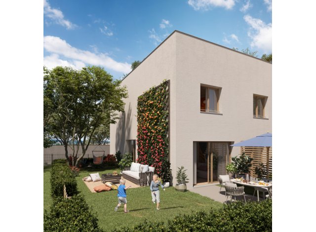 Programme immobilier neuf éco-habitat Eclosia Duplex Jardin à Cluses