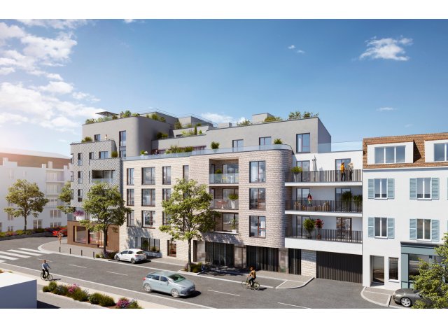 Investissement locatif dans le Val d'Oise 95 : programme immobilier neuf pour investir Lac en Scène à Enghien-les-Bains