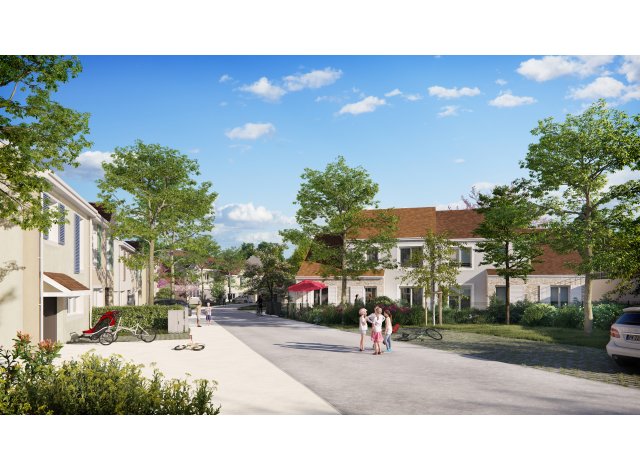 Investissement locatif dans le Val d'Oise 95 : programme immobilier neuf pour investir Le Clos du Bois à Andilly