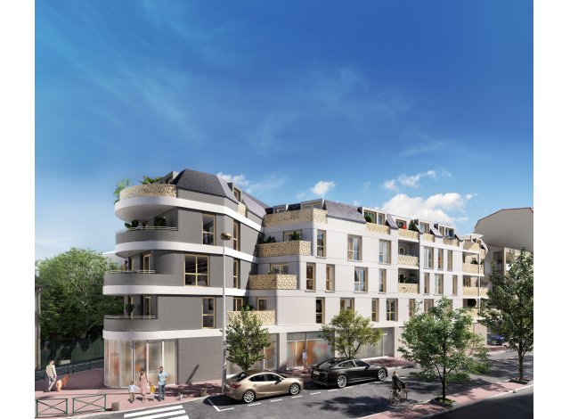 Investissement locatif dans le Val de Marne 94 : programme immobilier neuf pour investir Amplitude à Alfortville