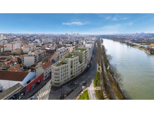 Investissement locatif dans le Val de Marne 94 : programme immobilier neuf pour investir Horizon Seine à Alfortville