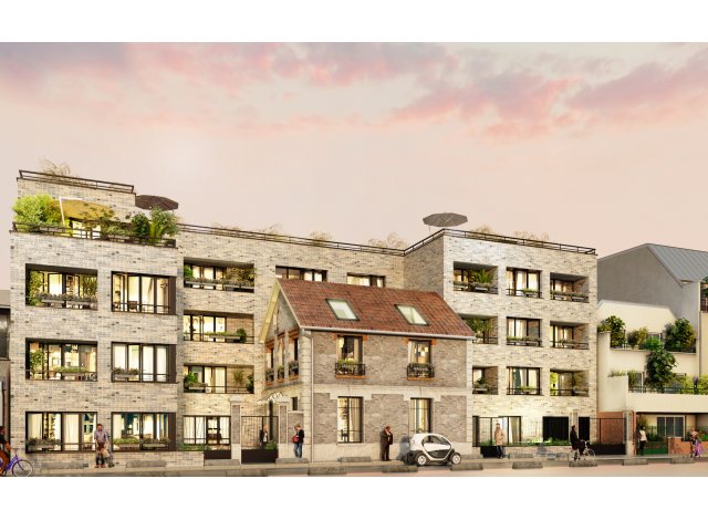 Programme immobilier neuf éco-habitat Confidentiel à Saint-Ouen-sur-Seine