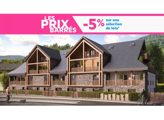 Programme immobilier neuf éco-habitat Chalet d'Autun à Saint-Lary-Soulan