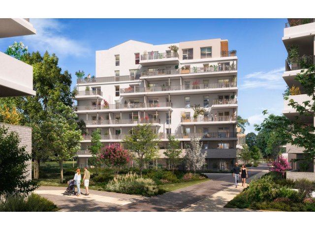 Programme immobilier neuf éco-habitat Le Parc du Faubourg à Toulouse