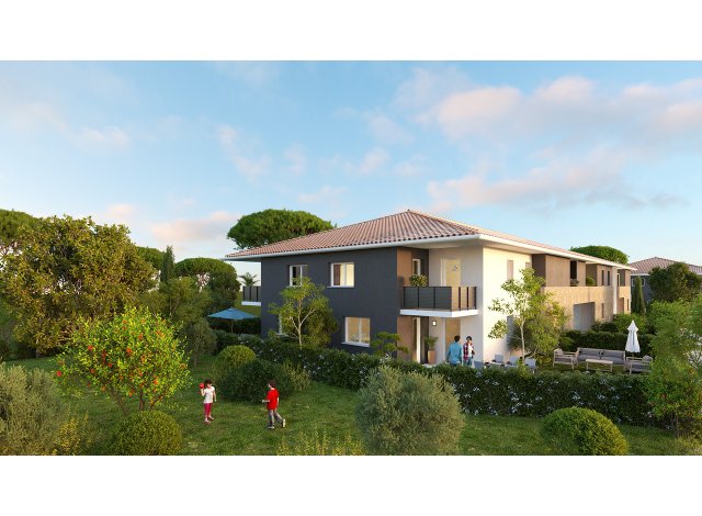 Programme immobilier neuf éco-habitat Cassiopée, Appartements Neufs à Castelginest