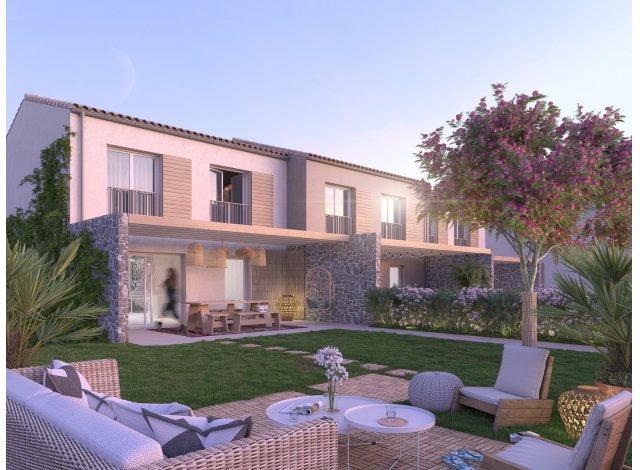 Investissement locatif en Paca : programme immobilier neuf pour investir Villa Ora à Carqueiranne