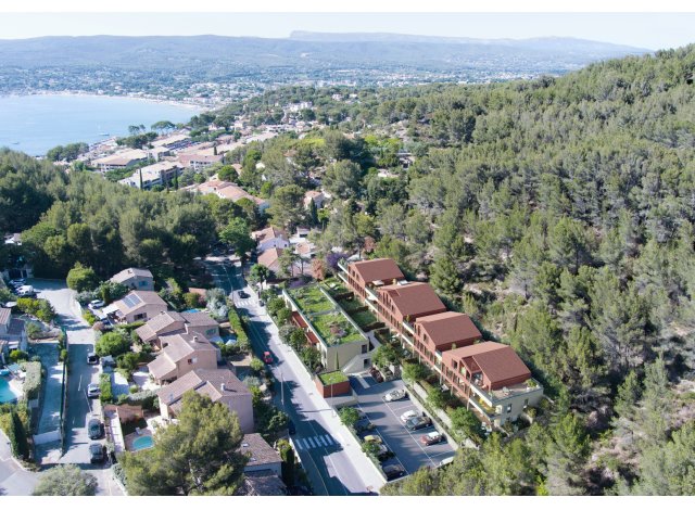 Programme immobilier neuf éco-habitat Les Restanques à Saint-Cyr-sur-Mer
