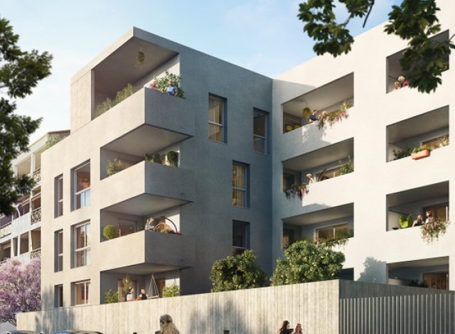 Programme immobilier neuf éco-habitat Investir Nice- Villa Bianca à Nice