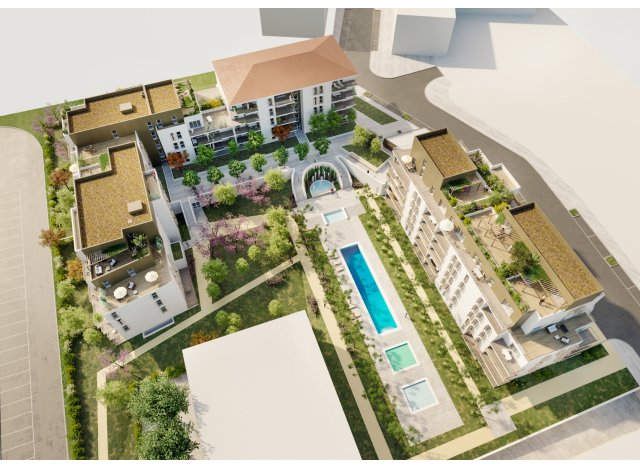 Programme immobilier neuf éco-habitat Jardin Augustin à Marseille 13ème