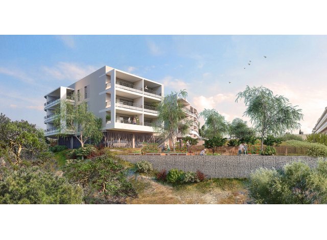 Programme immobilier neuf éco-habitat Sausset les Pins - Lilö Bleu à Sausset-les-Pins