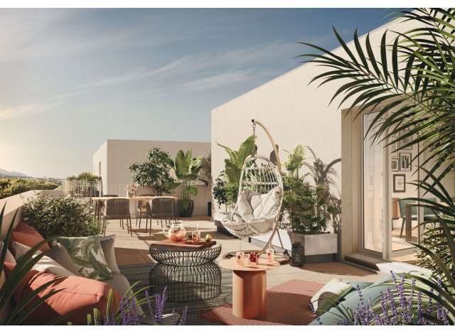 Programme immobilier neuf éco-habitat Nouvel Orizon Chateau-Gombert à Marseille 13ème
