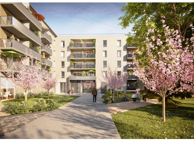 Investissement locatif en France : programme immobilier neuf pour investir Marguerite à Bourg-en-Bresse