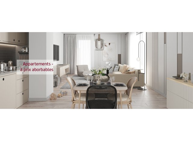 Programme immobilier neuf éco-habitat Appartements Prix Abordables à Dijon