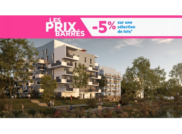 Investissement locatif en Côte d'Or 21 : programme immobilier neuf pour investir Evora Park à Dijon