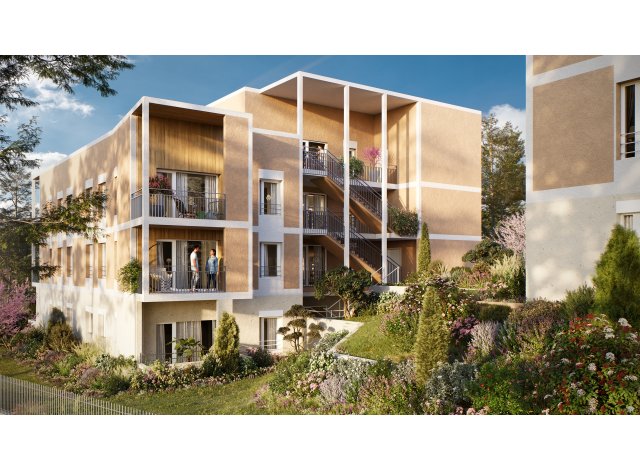 Programme immobilier neuf éco-habitat Jours Nouveaux Belvedere à Bron