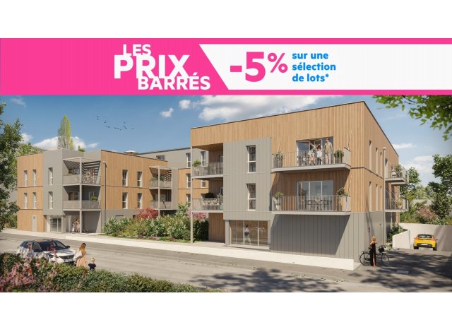 Programme immobilier neuf éco-habitat Sevea à Angers