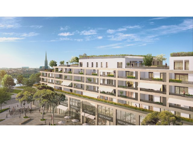 Investissement locatif en France : programme immobilier neuf pour investir Bordoriva à Bordeaux