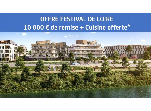 Investissement locatif dans le Loiret 45 : programme immobilier neuf pour investir Plaisance à Orléans