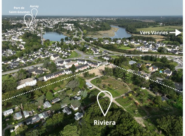 Programme immobilier neuf Riviera - Maison à Pluneret