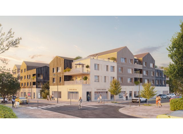 Investissement locatif en Bretagne : programme immobilier neuf pour investir Le Saule Blanc  Chantepie