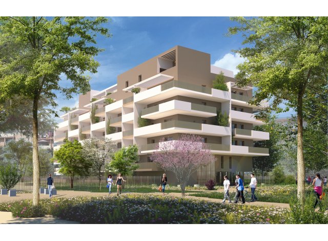 Programme immobilier neuf éco-habitat Appart' Montpellier à Montpellier