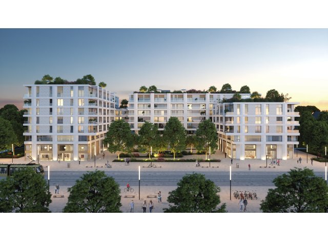Programme immobilier neuf éco-habitat Faubourg 56 à Montpellier