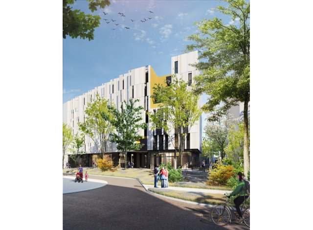 Programme immobilier neuf éco-habitat Residence Etudiants qi-Etude à Montpellier