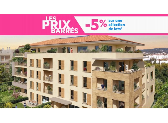 Investissement locatif en Paca : programme immobilier neuf pour investir Heritage à Aix-en-Provence