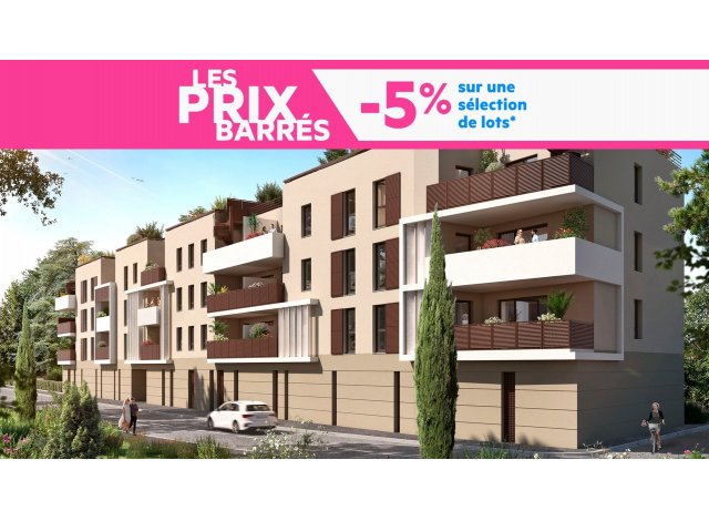 Programme immobilier neuf éco-habitat Quai des Arts à Arles