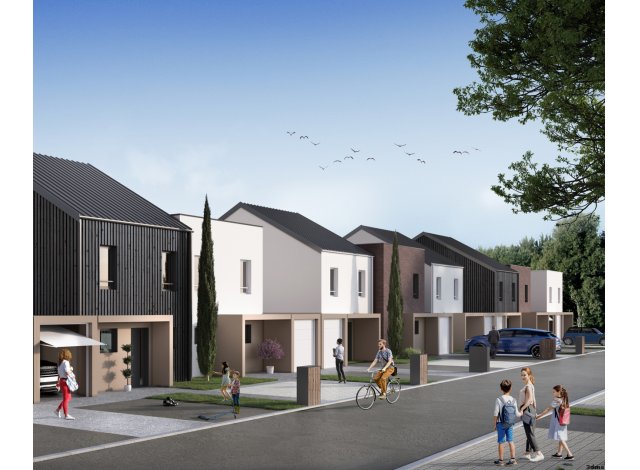 Appartements et maisons neuves éco-habitat Imagin'Air à Oberhausbergen