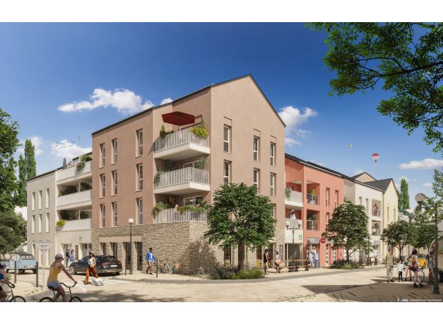 Programme immobilier neuf éco-habitat Odyssee Commerces à Guidel