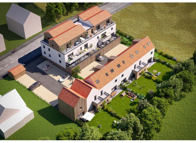 Programme immobilier avec maison ou villa neuve Les Berges du Muehlbach  Mittelschaeffolsheim