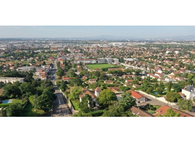 Investissement locatif en Rhône-Alpes : programme immobilier neuf pour investir L'Etoile Montante de l'Est Lyonnais à Chassieu