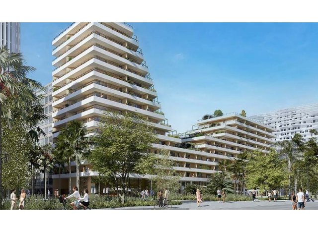 Programme immobilier neuf éco-habitat Nice Ecovallée à Nice