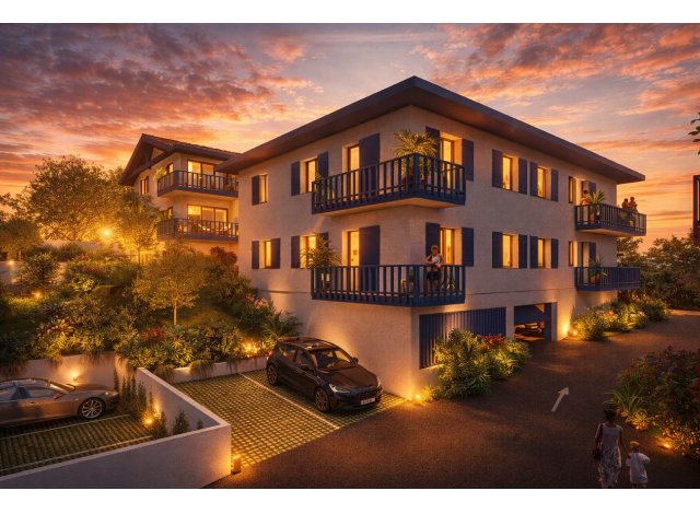 Immobilier neuf �co-habitat Coeur de Village � Bidart