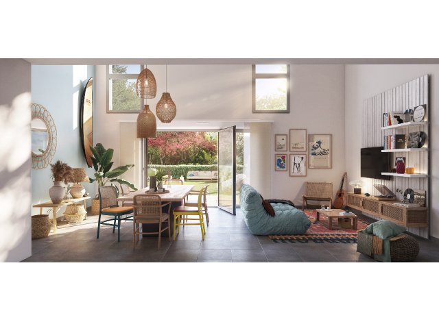 Maisons neuves éco-habitat Hesta à Messanges