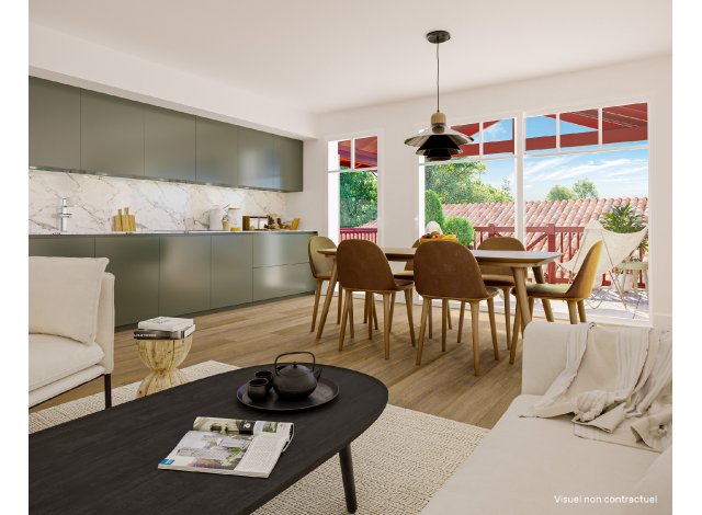 Programme immobilier neuf �co-habitat La Bidarienne � Bidart