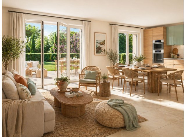 Maisons neuves �co-habitat Les Jardins de Brie � La Queue-en-Brie