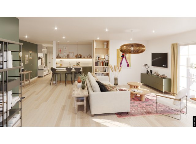 Programme immobilier neuf �co-habitat R&eacute;sidence Arc - Vue Exceptionnelle � Arcangues