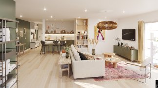 Eco habitat programme R&eacute;sidence Arc - Vue Exceptionnelle Arcangues