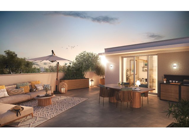 Programme immobilier neuf �co-habitat Cote Urbain � Toulouse