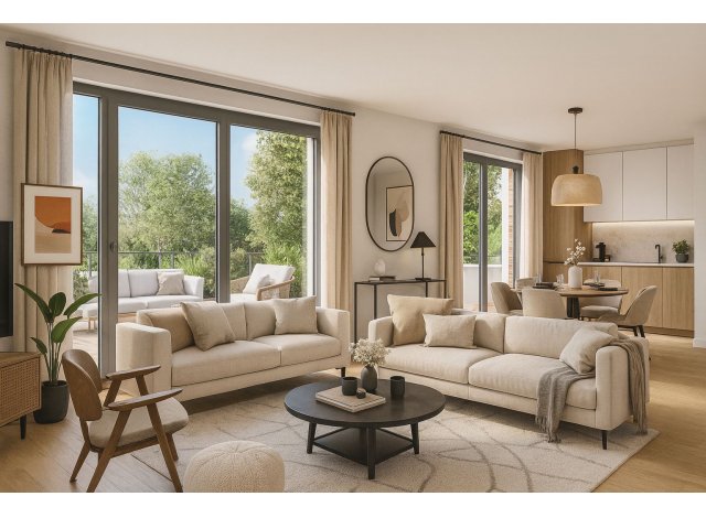 Programme immobilier neuf �co-habitat Les Patios de Longjumeau � Longjumeau